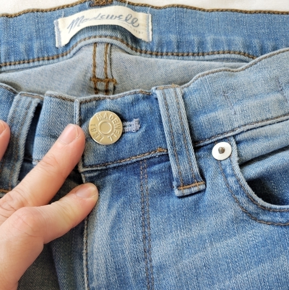 Madewell skinny skinny light wash jeans 27 - Picture 3 of 13